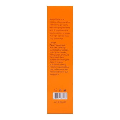 Body Luxuries Nano White Facial Sunscreen SPF+50, 75ml