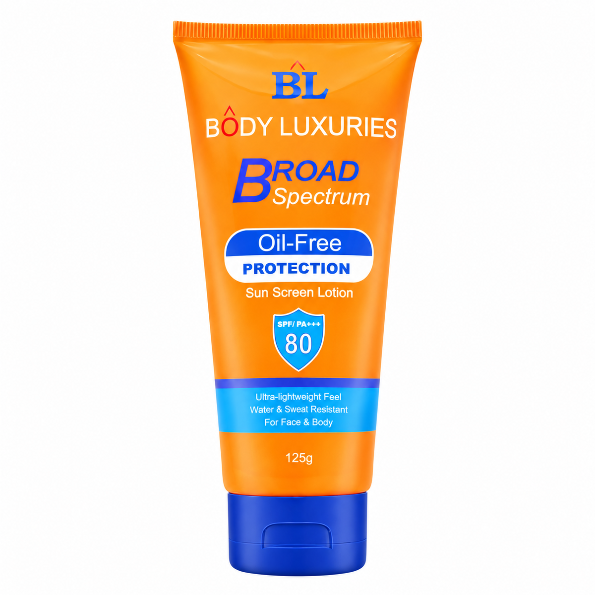 Body Luxuries Broad Spectrum Sun Screen Lotion SPF-80 125gm